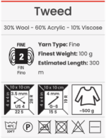 Tweed 100 Grs - Imagen 2